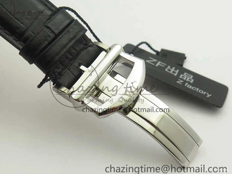 MIROTIME 0501 Breathable Da Vinci IW393402 SS ZF 1:1 Best Edition Blue Dial On Black Leather Strap A 7211